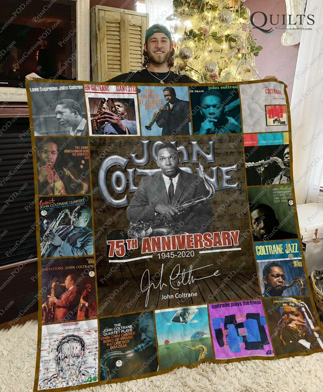 Bm John Coltrane Quilt Blanket