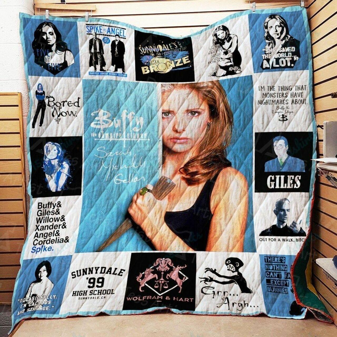 Buffy The Vampilayer Quilt Blanket 01804