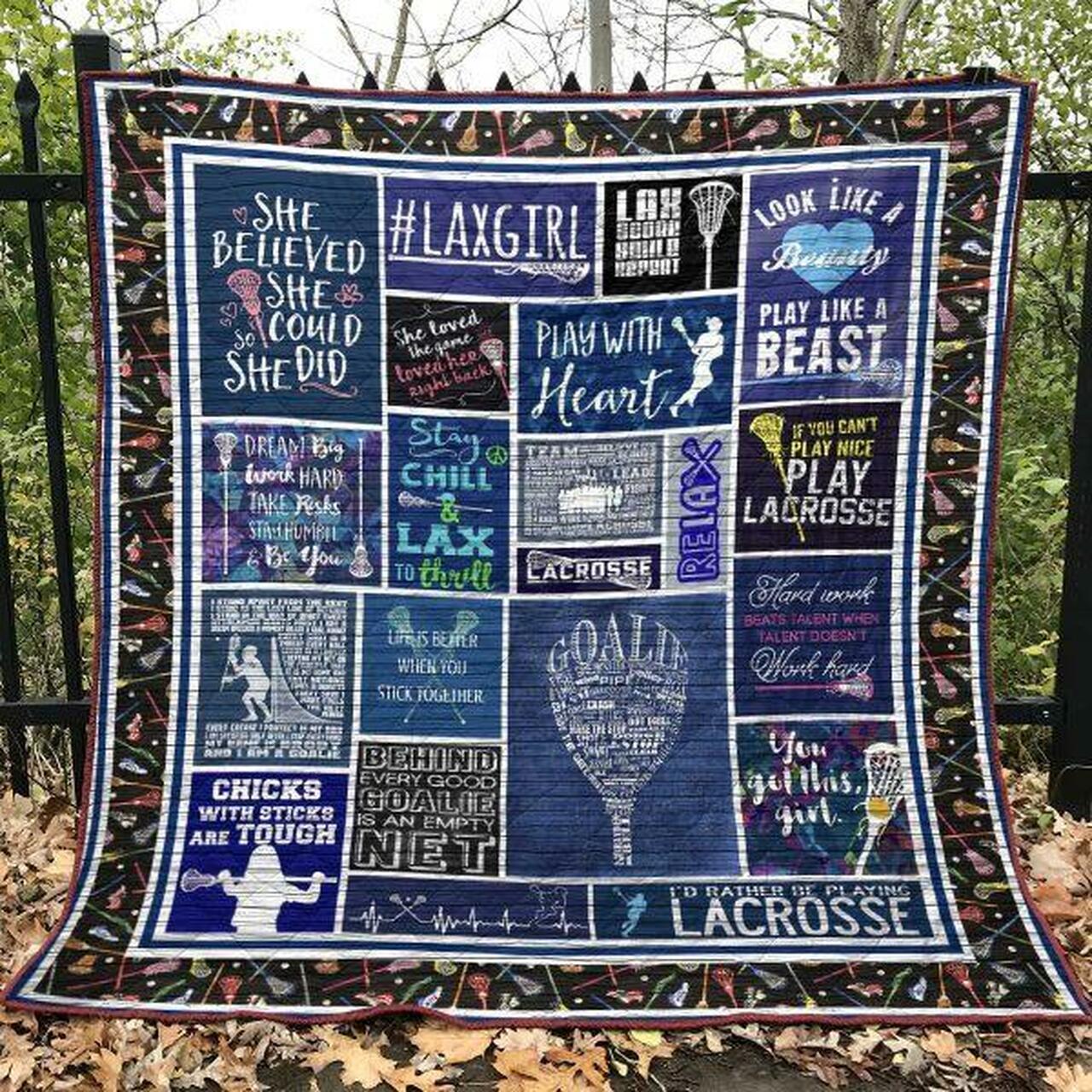 Play Like A Girl Quilt Blanket No96 Quilt