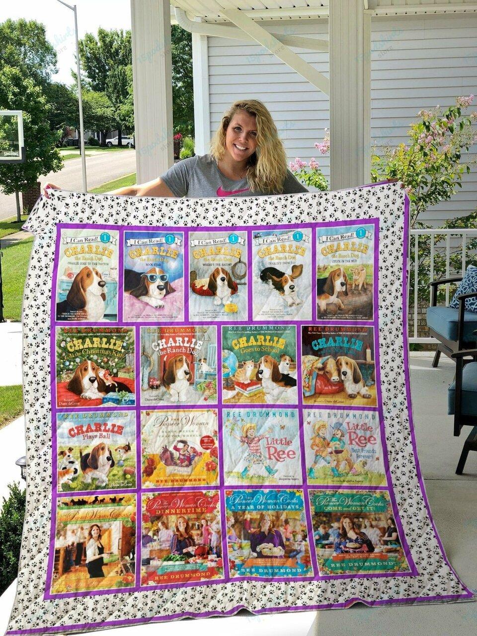 Ree Drummond B Quilt Blanket