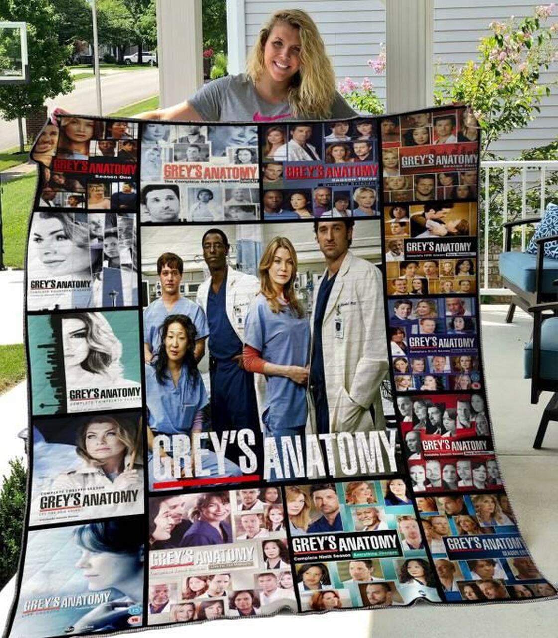 Gr Anatomy Quilt Blanket Hvt120607 Quilt