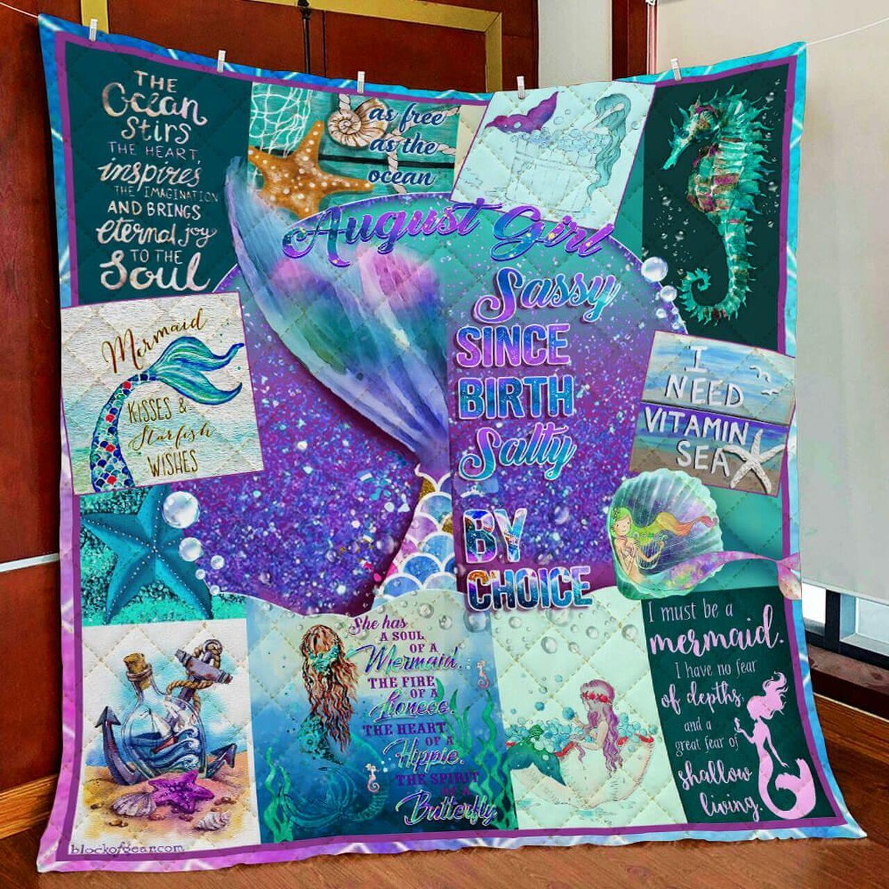 At Gialty By Choice Mermaid Quilt Blanket