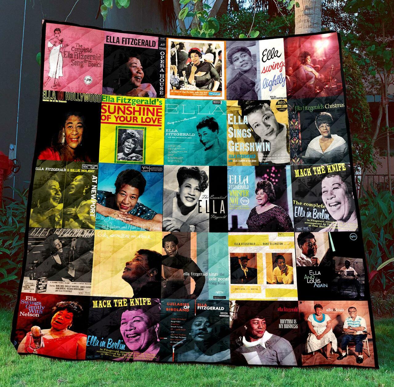 Elfi Tml310707 Ella Fitzgerald Quilt Blanket Quilt