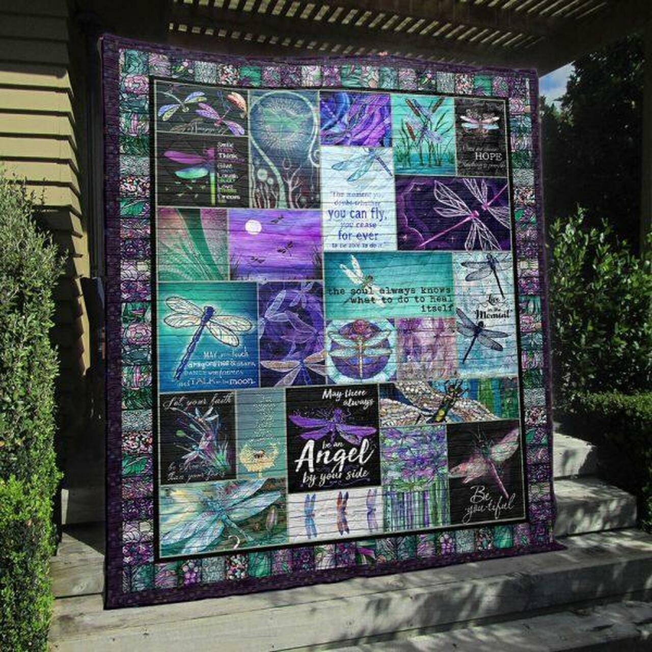 Soul Of The Dragonfly Quilt Blanket Qq26 Quilt