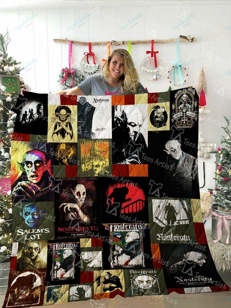 Nosferatu Quilt Blanket 02060