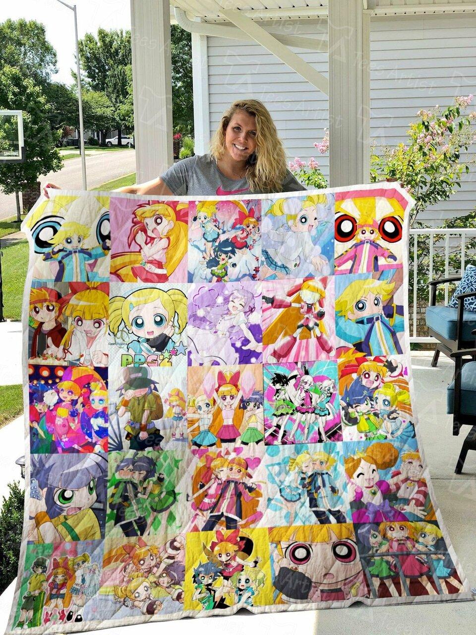 Powerpuff G Z Quilt Blanket 0857
