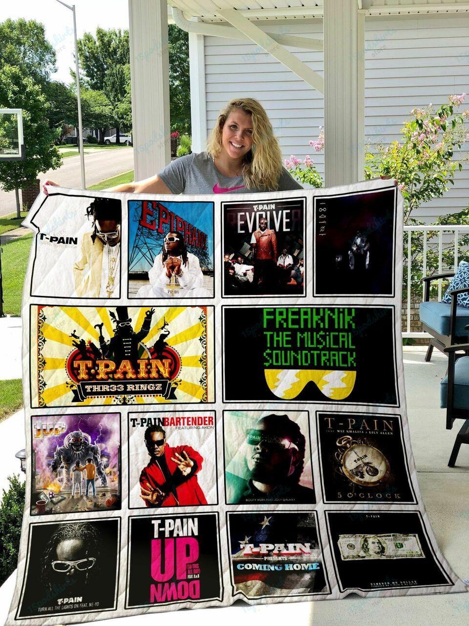 T Pain Quilt Blanket