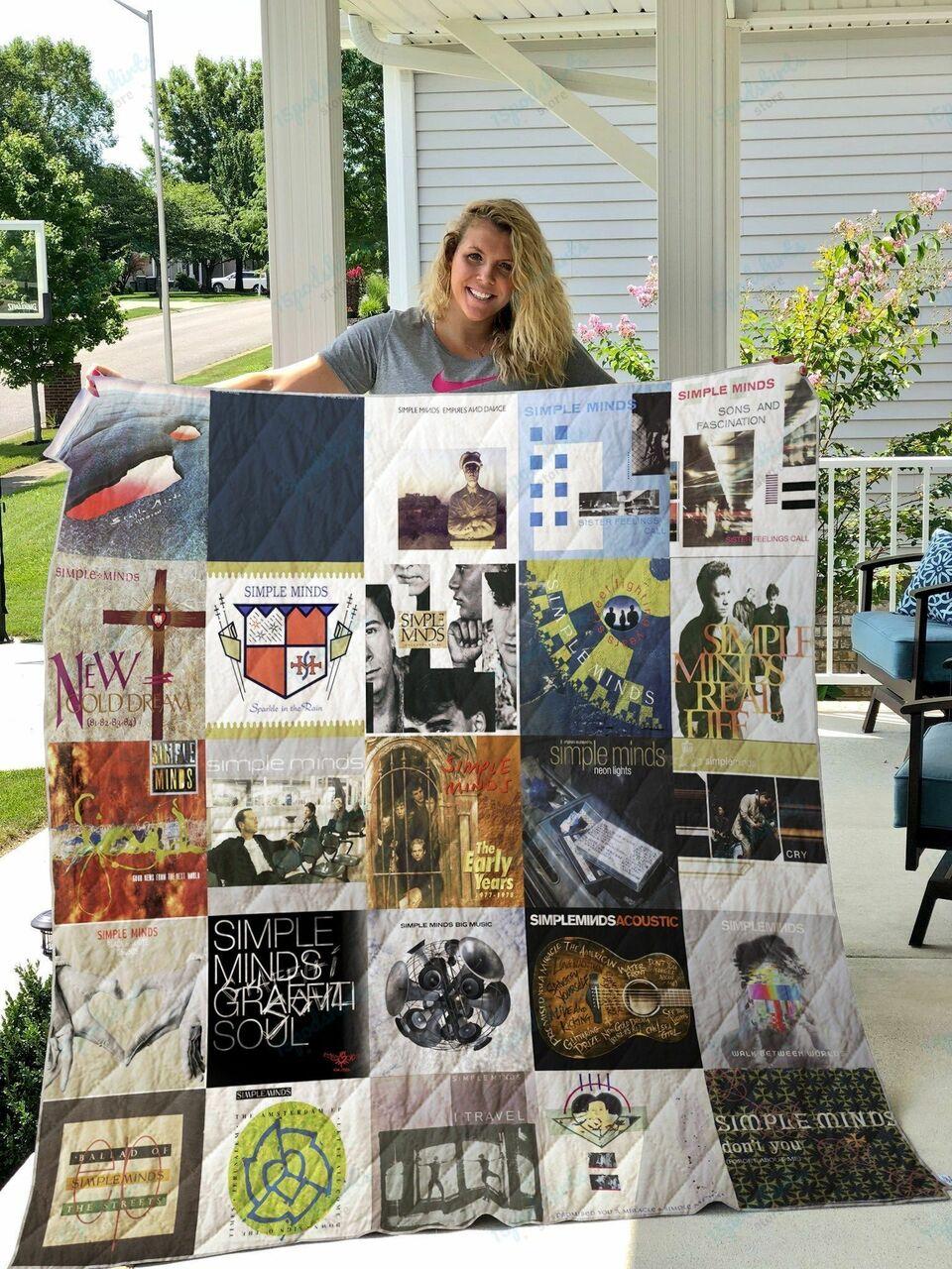 Simple M Quilt Blanket