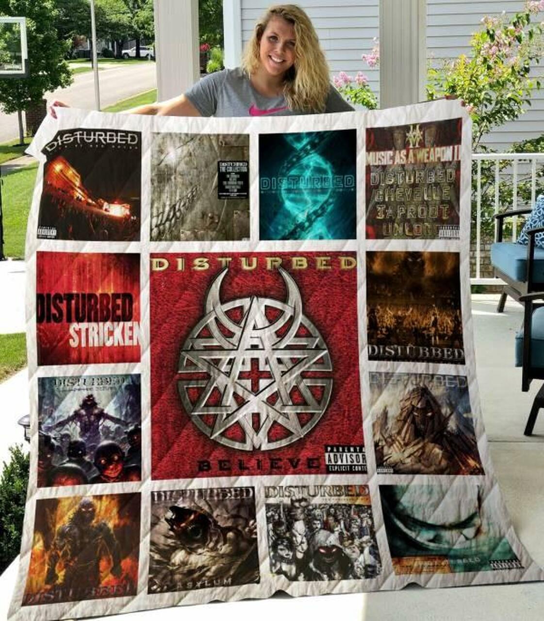 Disturbed Quilt Blanket M120652 Quilt