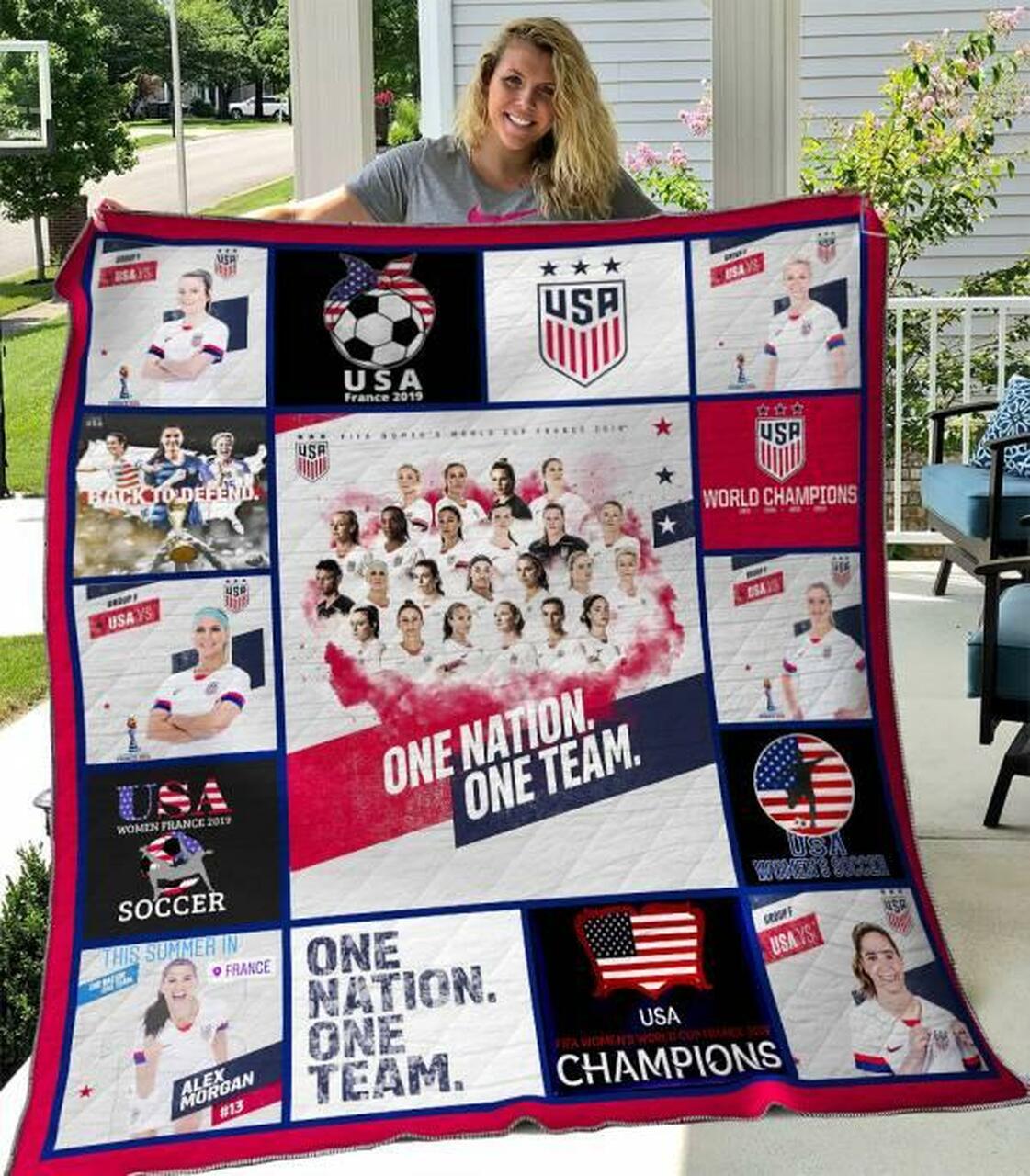 Alex Morgan Quilt Blanket Limited Quilt Blanket