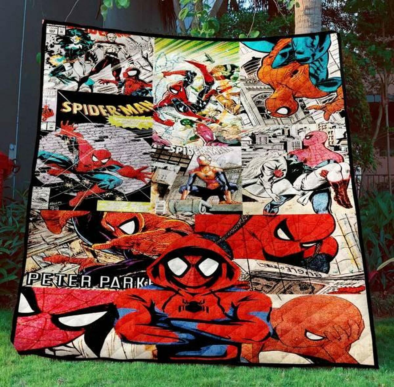 Spider Man Quilt Blanket Limited Quilt Blanket