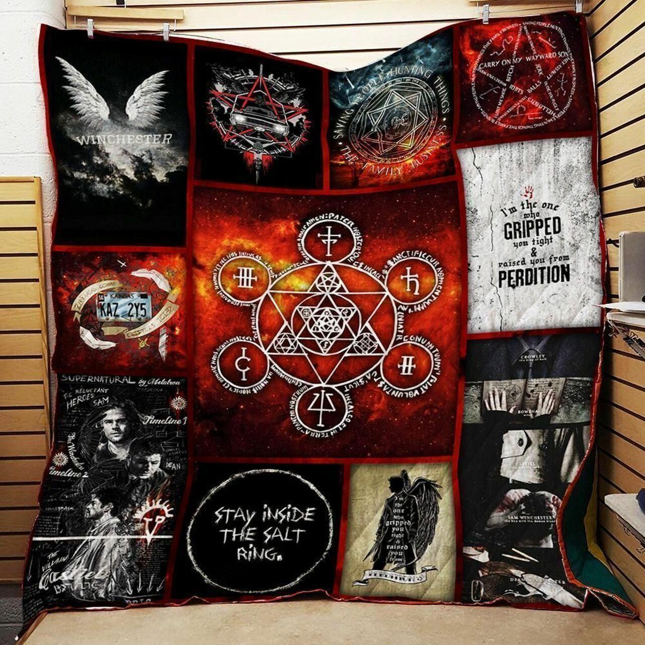 Supernatural De Trtayide Talt Ring Quilt Blanket Greattomized Blanket G For Birthday C Thgiving