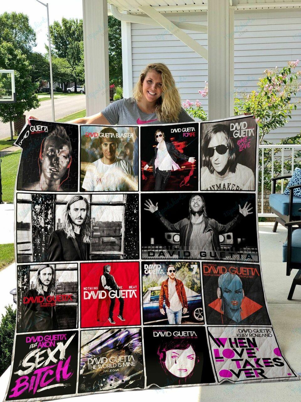 David Guetta Quilt Blanket