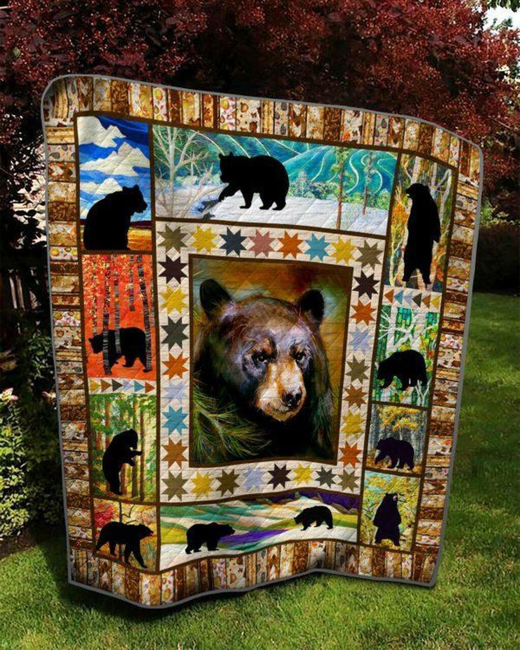 Bear Go Everywhere Quilt Blanket Quilt