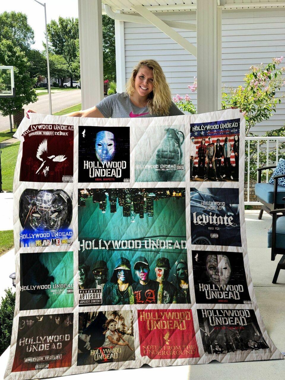 Hollywood Undead Quilt Blanket 01