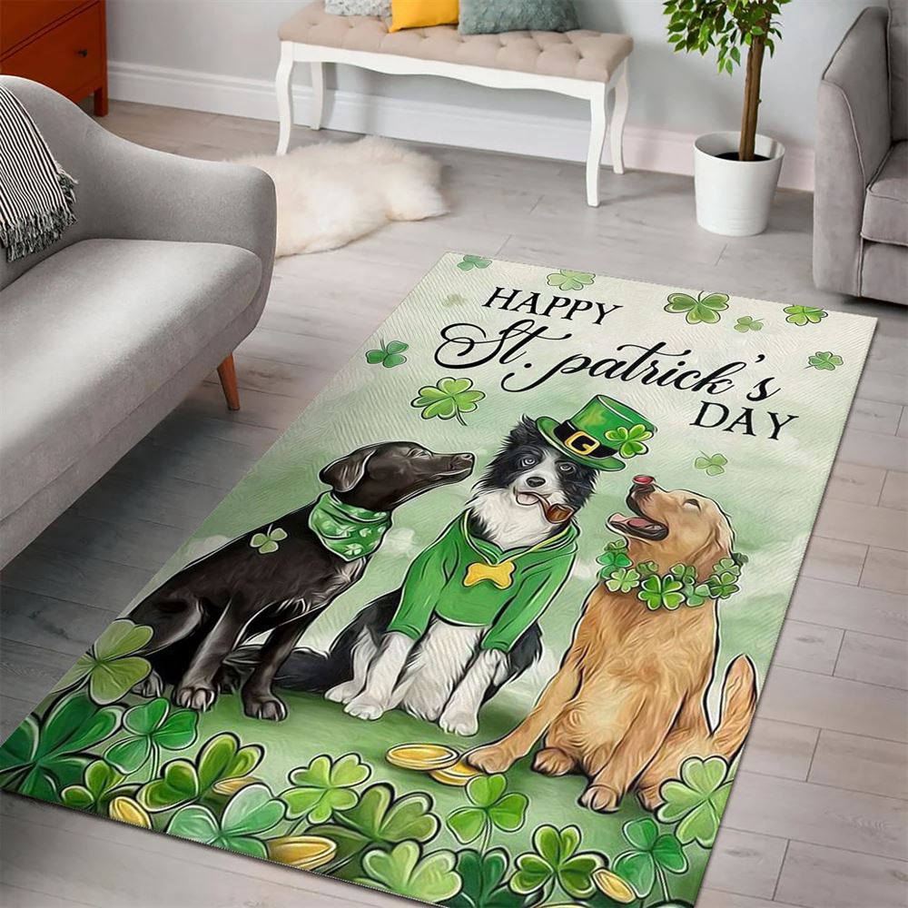 St Patricks Day Rug, St PatrickS Day Dog Rugs, Gift For Dog Lover