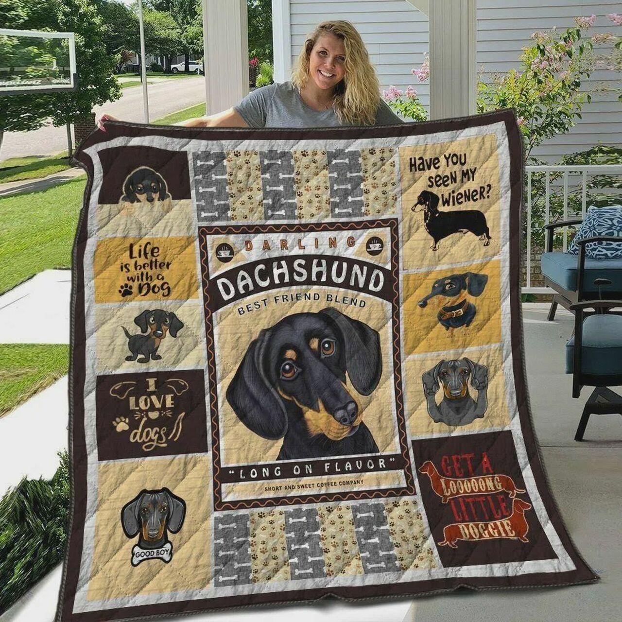 Dhund Qu Have Yeen My Wiener Quilt Blanket Greattomized Blanket G For Birthday C Thgiving Perfect G For Dhund Lo