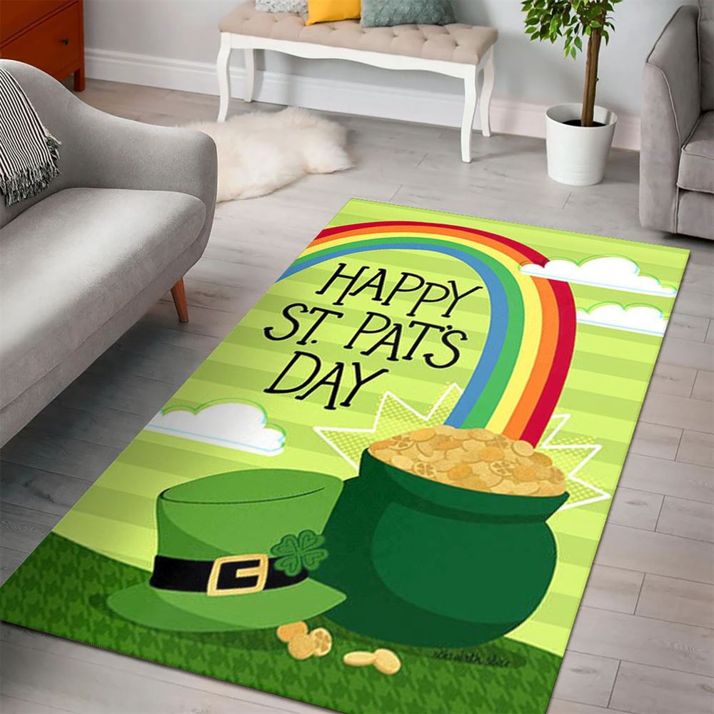 St Patricks Day Rug, St PatS Pot Of Gold Rug