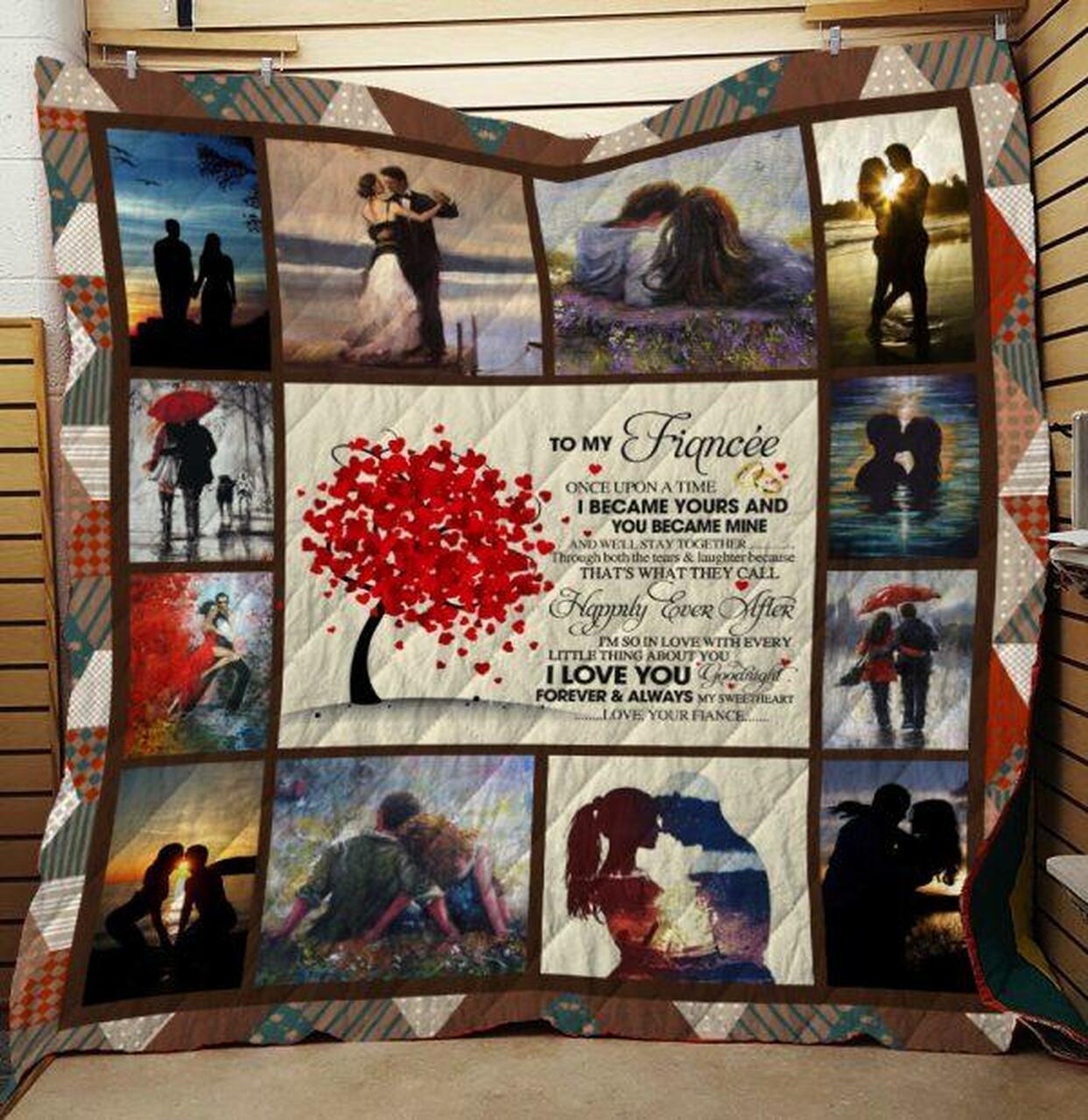 Family To My Fiancee Quilt Blanket Quilt