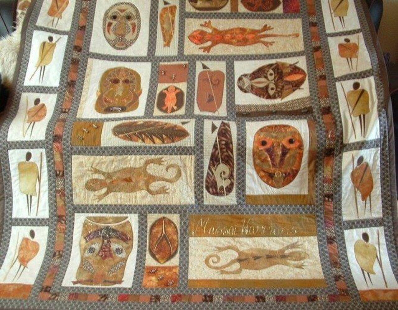 ai Warrior Cla2210320Q Quilt Blanket