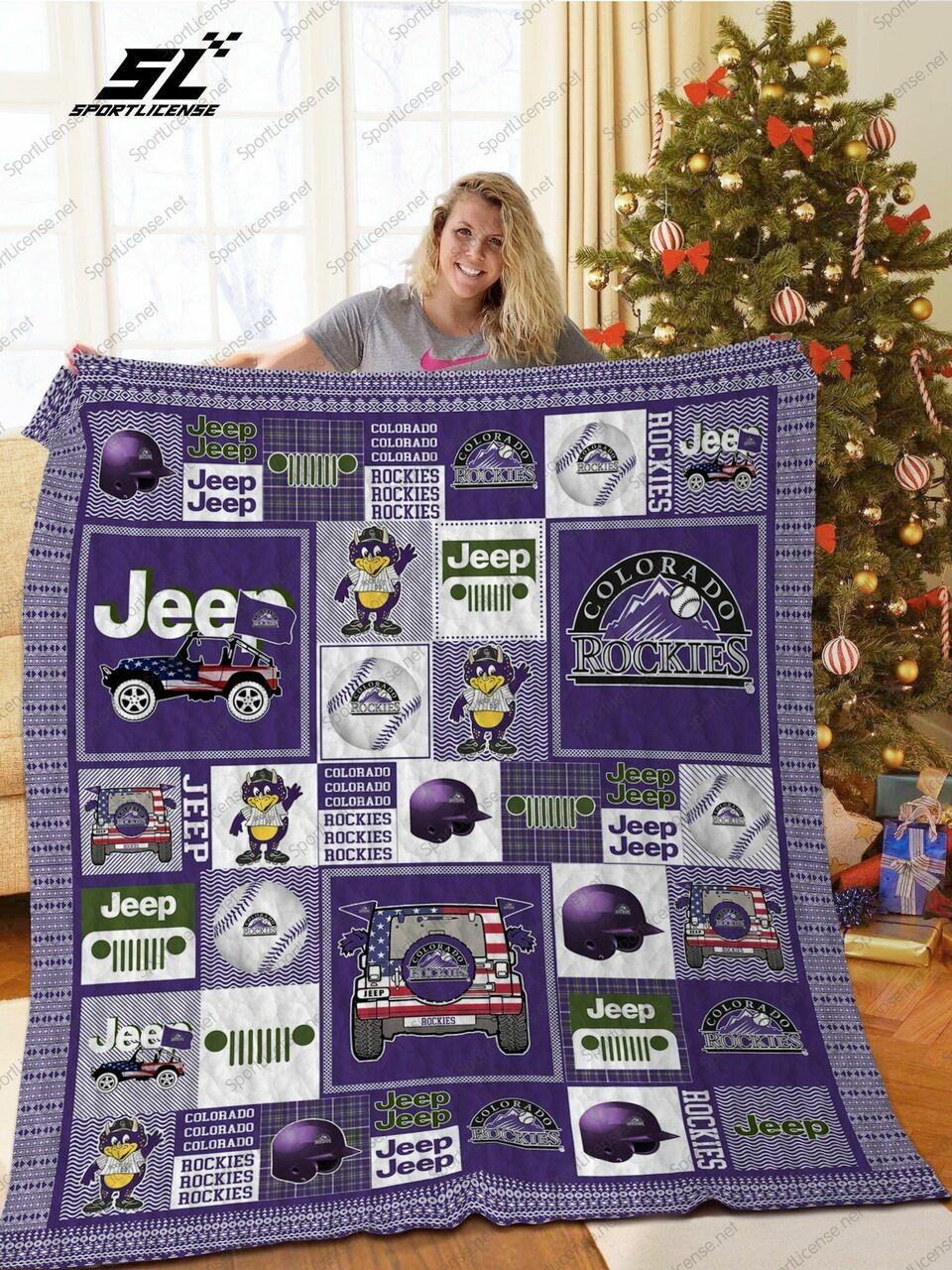 H Coro Jeep Quilt Blanket