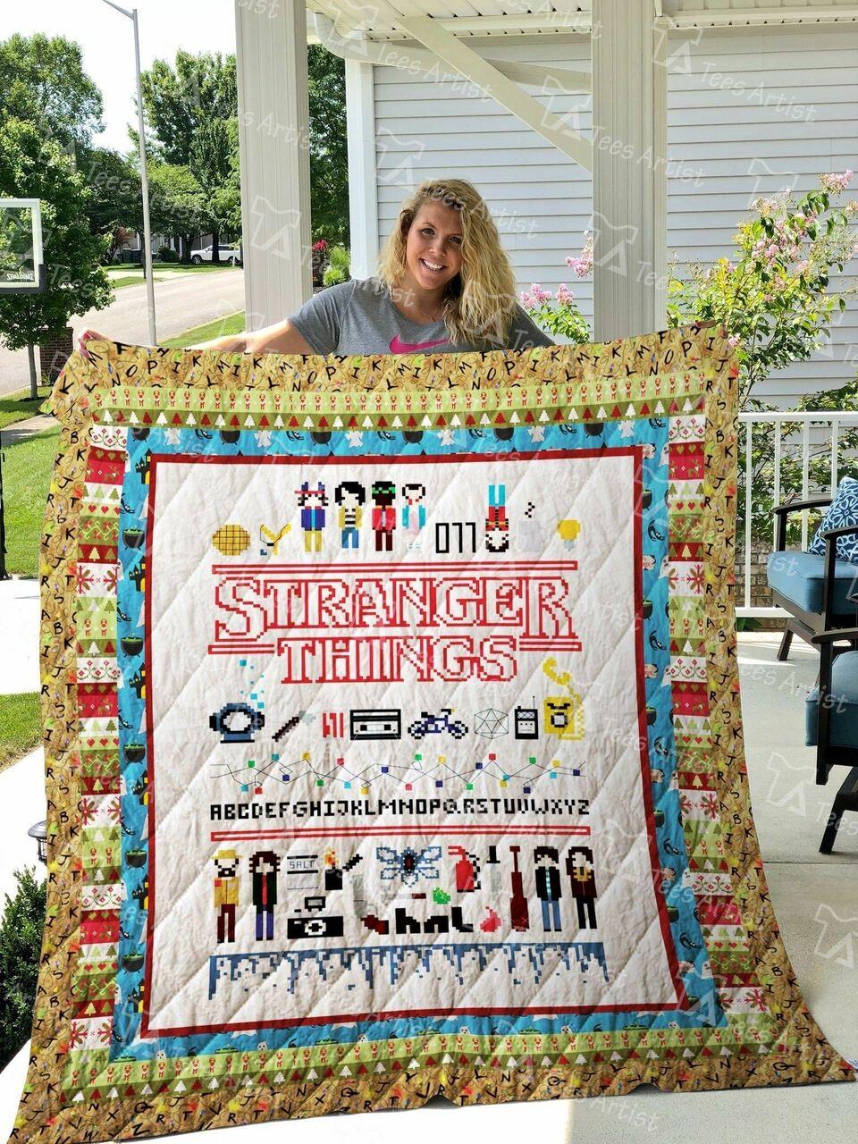 Stranger Th Quilt Blanket 01534
