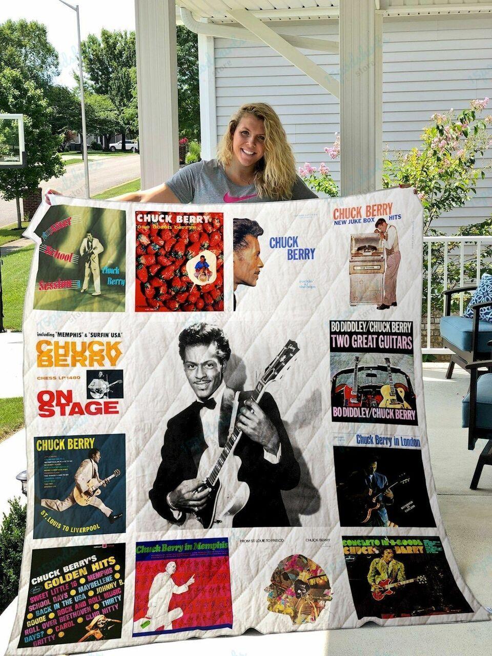 Chuck Berry Quilt Blanket