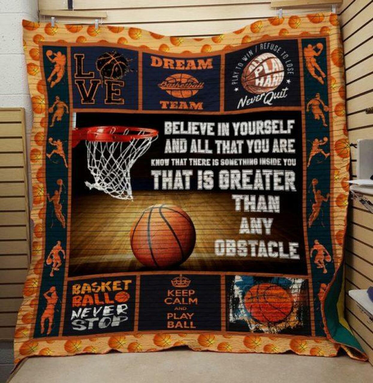 Basketball Nevtopketball Quilt Blanket Quilt