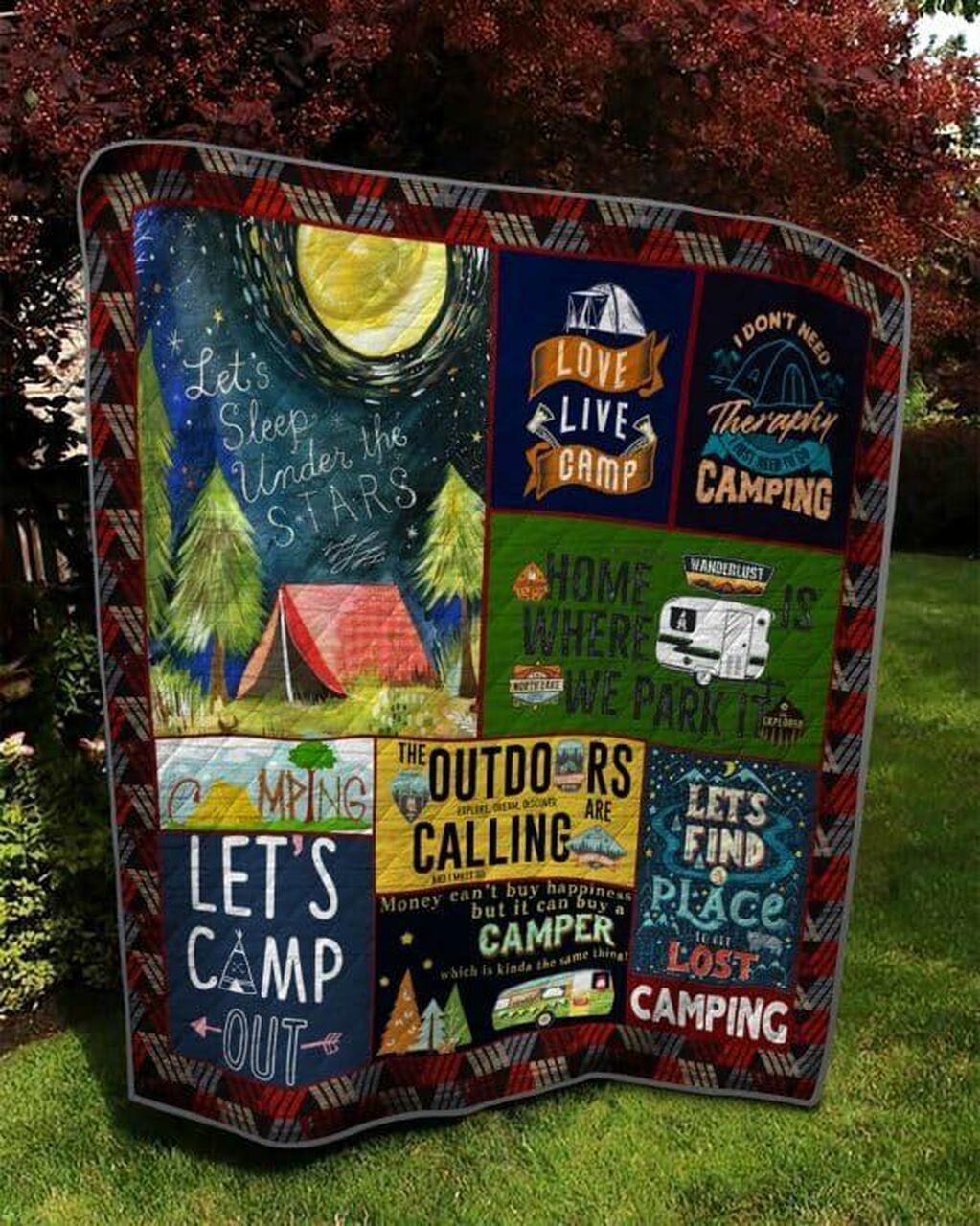 L Camping Quilt Blanket Quilt
