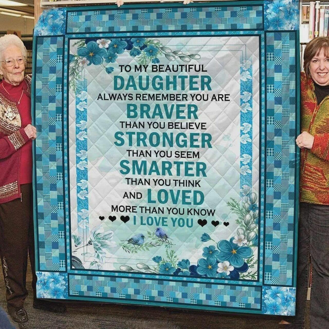 onalized To My Beautifmarter Than You Think Quilt Blanket Greattomized Blanket G For Birthday C Thgiving