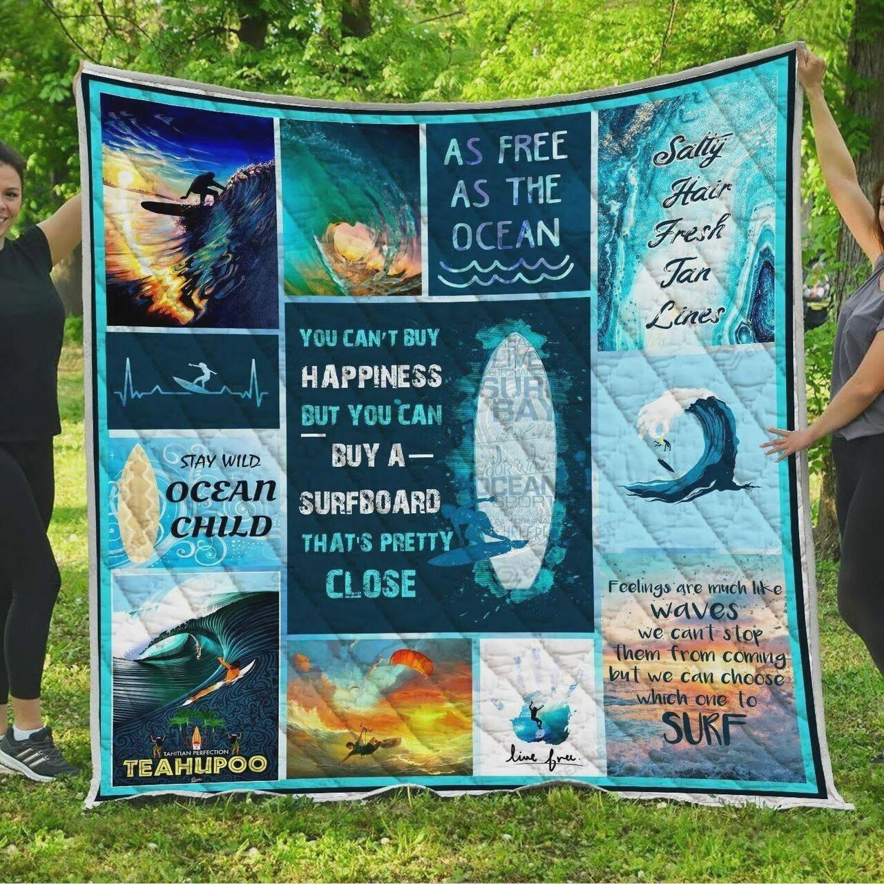 Surfboatay Wild Ocean Child Quilt Blanket Greattomized Blanket G For Birthday C Thgiving Perfect G Fur