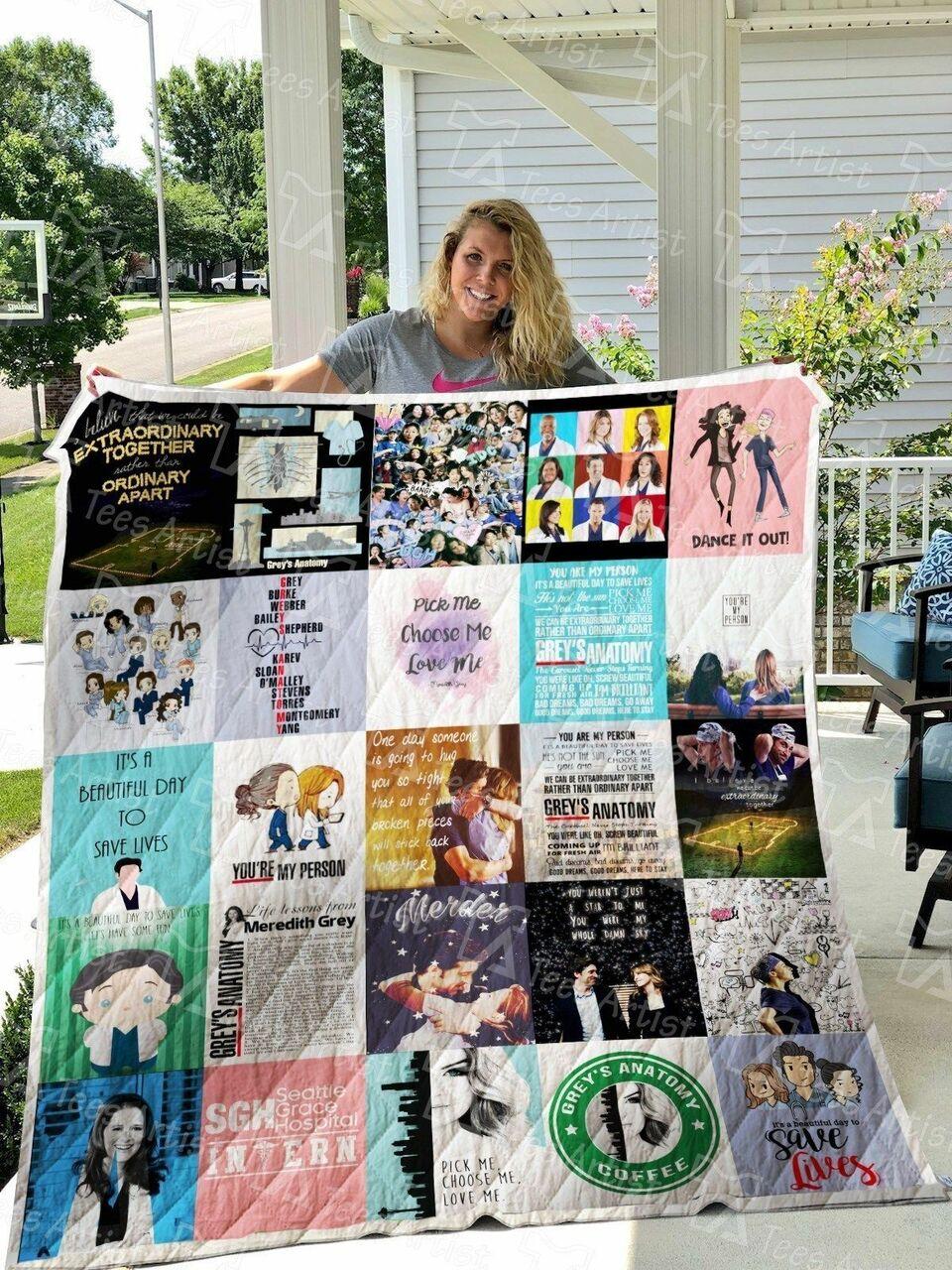 Gr Anatomy Quilt Blanket 0414