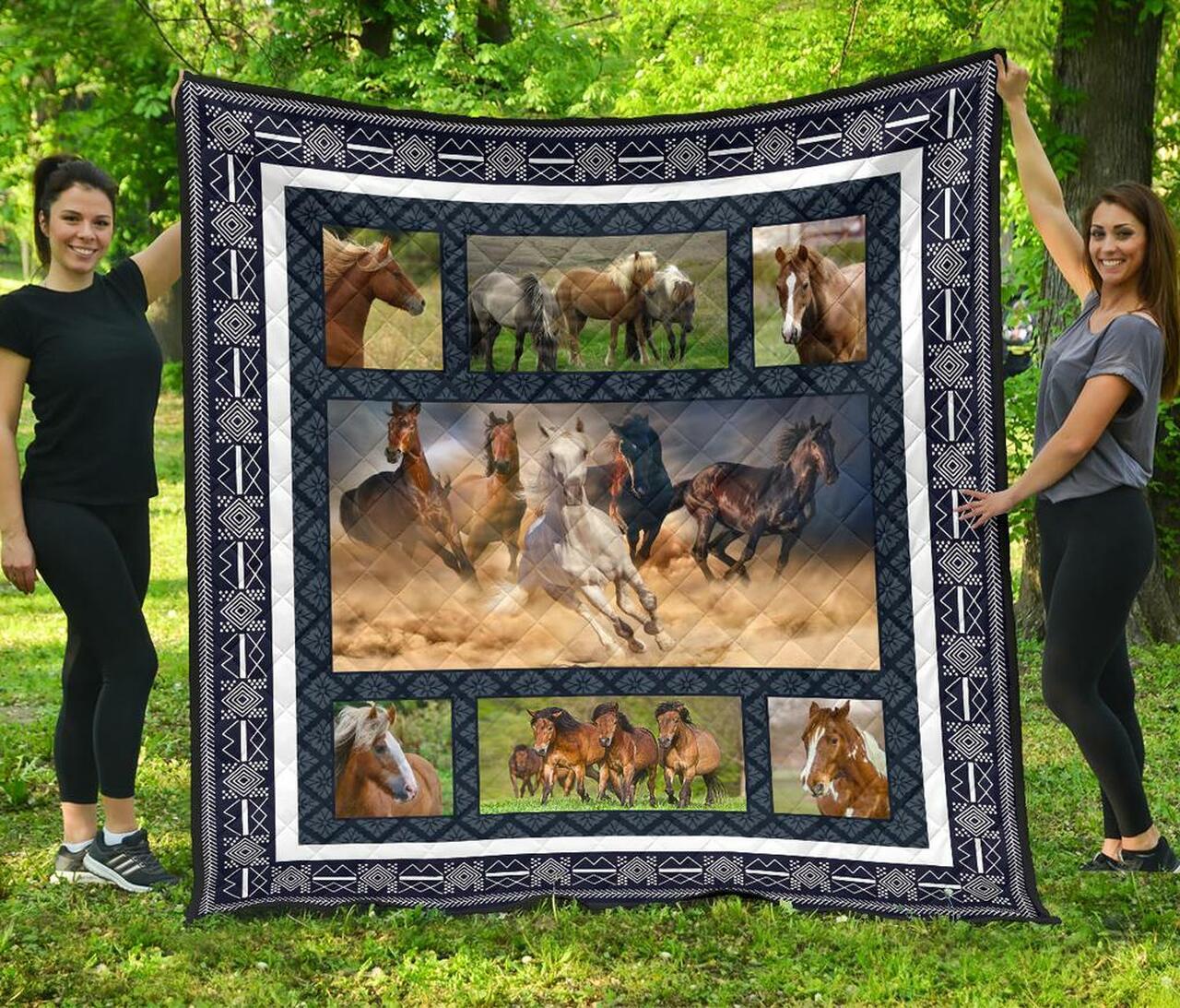 e Black Premium Quilt Blanket Quilt
