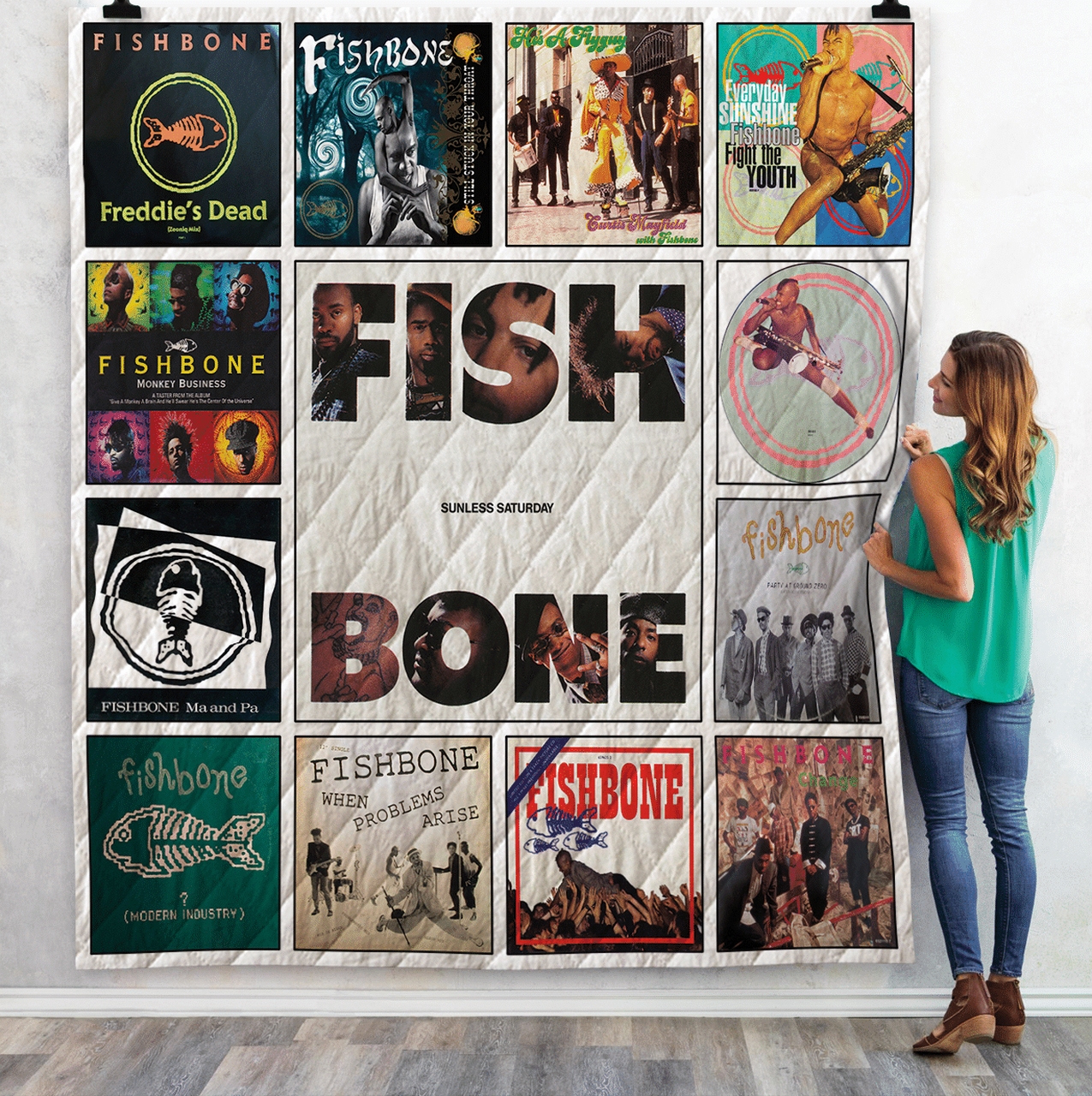 Fishboin Quilt Blanket Ver 13