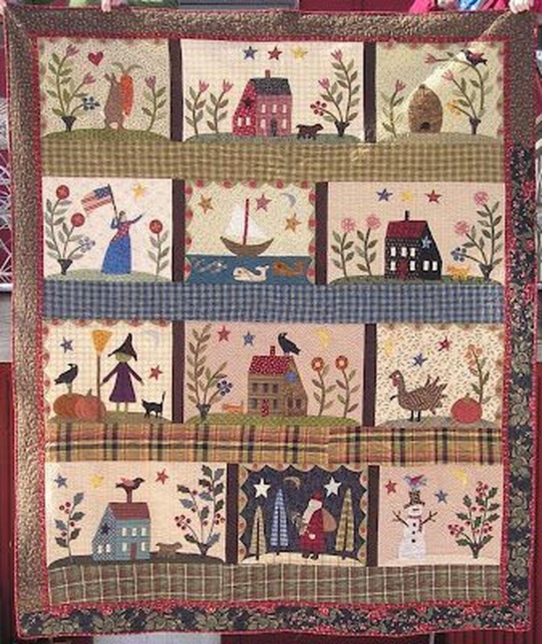Holi 12 Mo Of Year Cla1110345Q Quilt Blanket