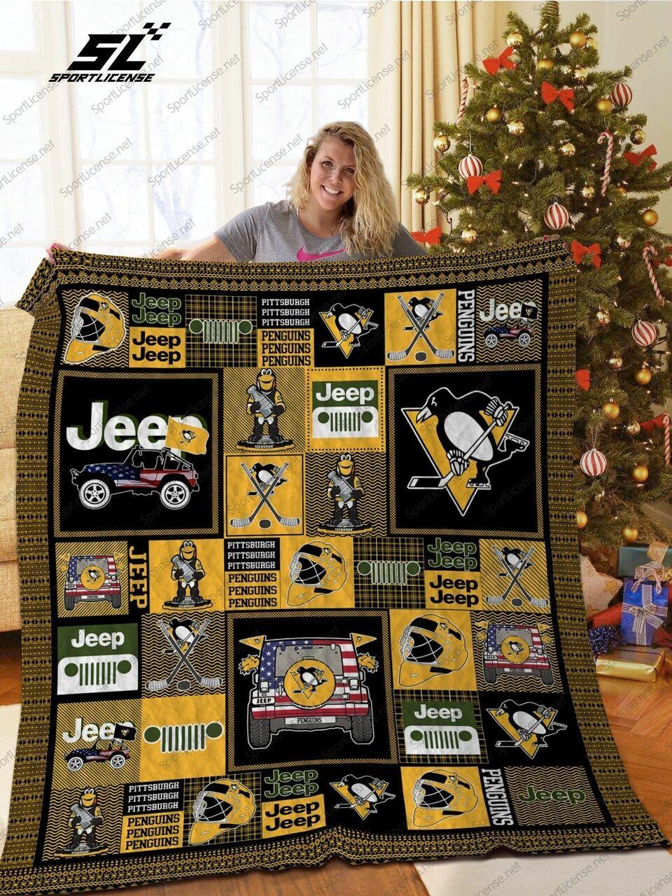H Pipe Jeep Quilt Blanket