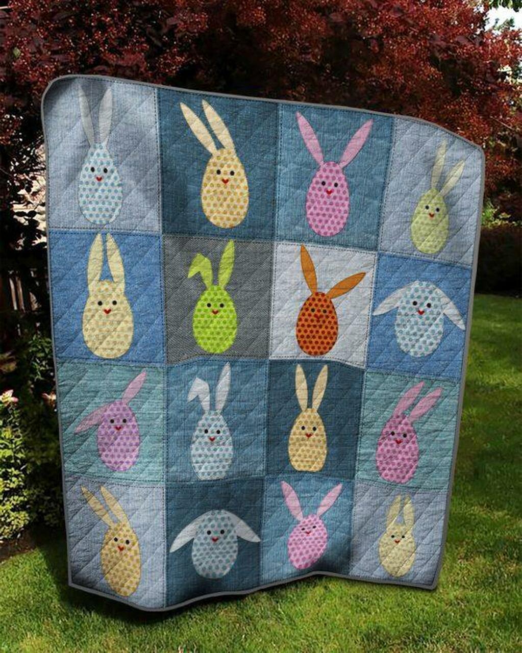 St Rabbit 060406 Quilt Blanket Quilt
