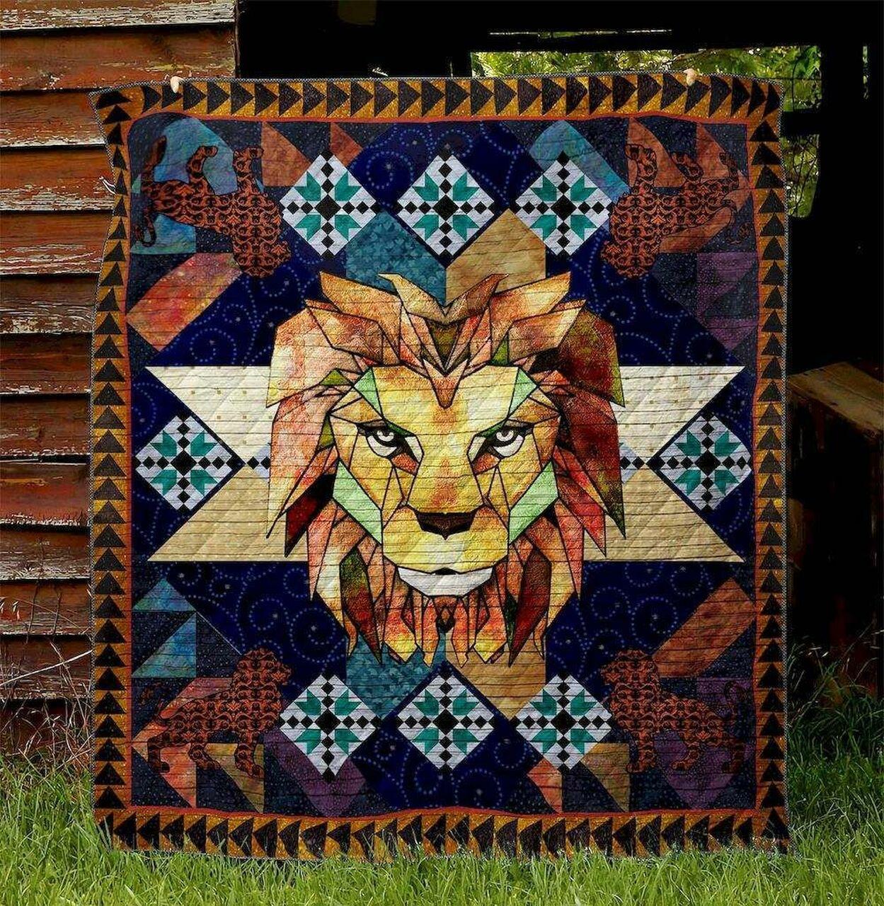 Lion Tl130527 Quilt Blanket