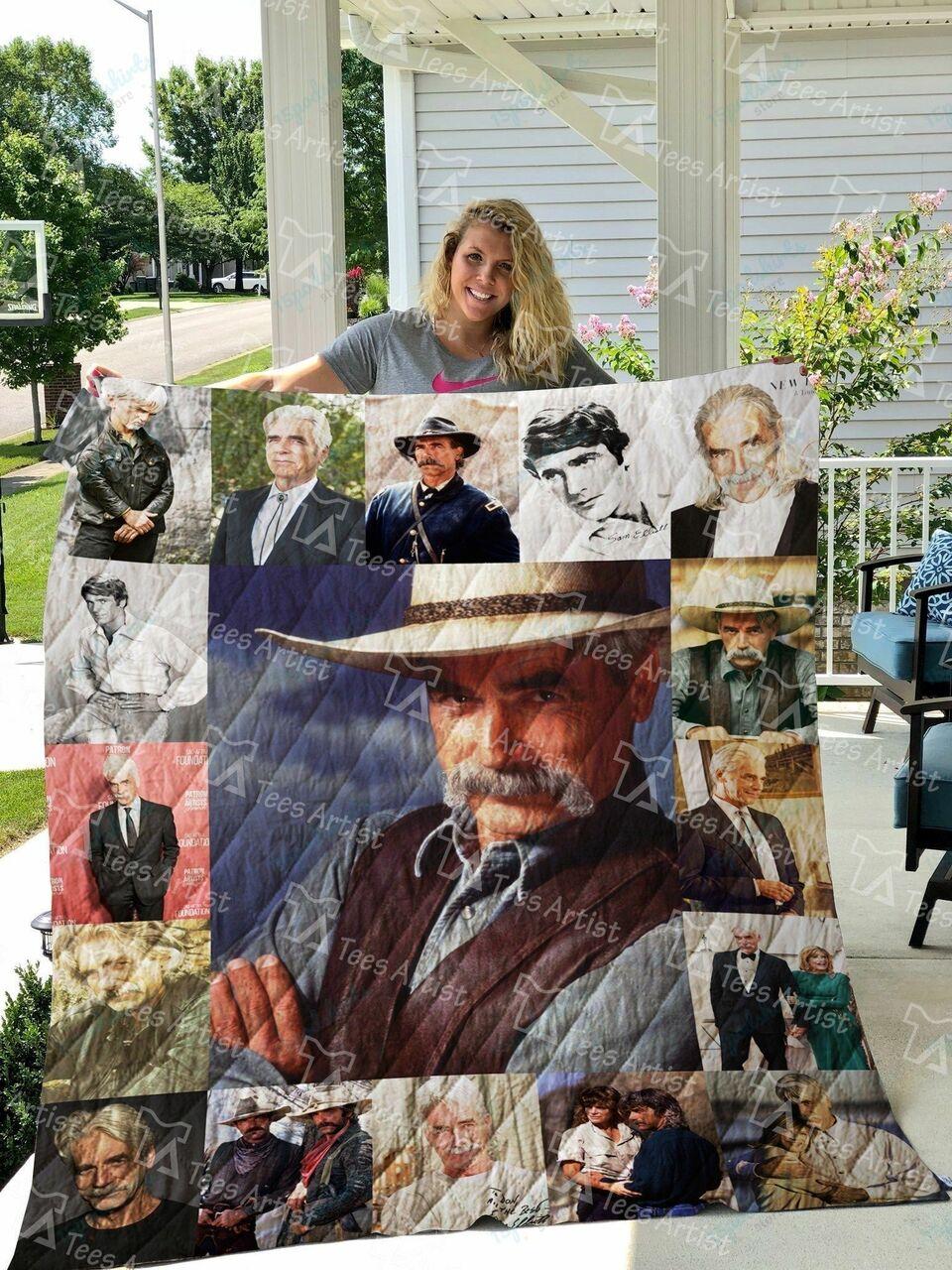 Sam Elliott Quilt Blanket 01028