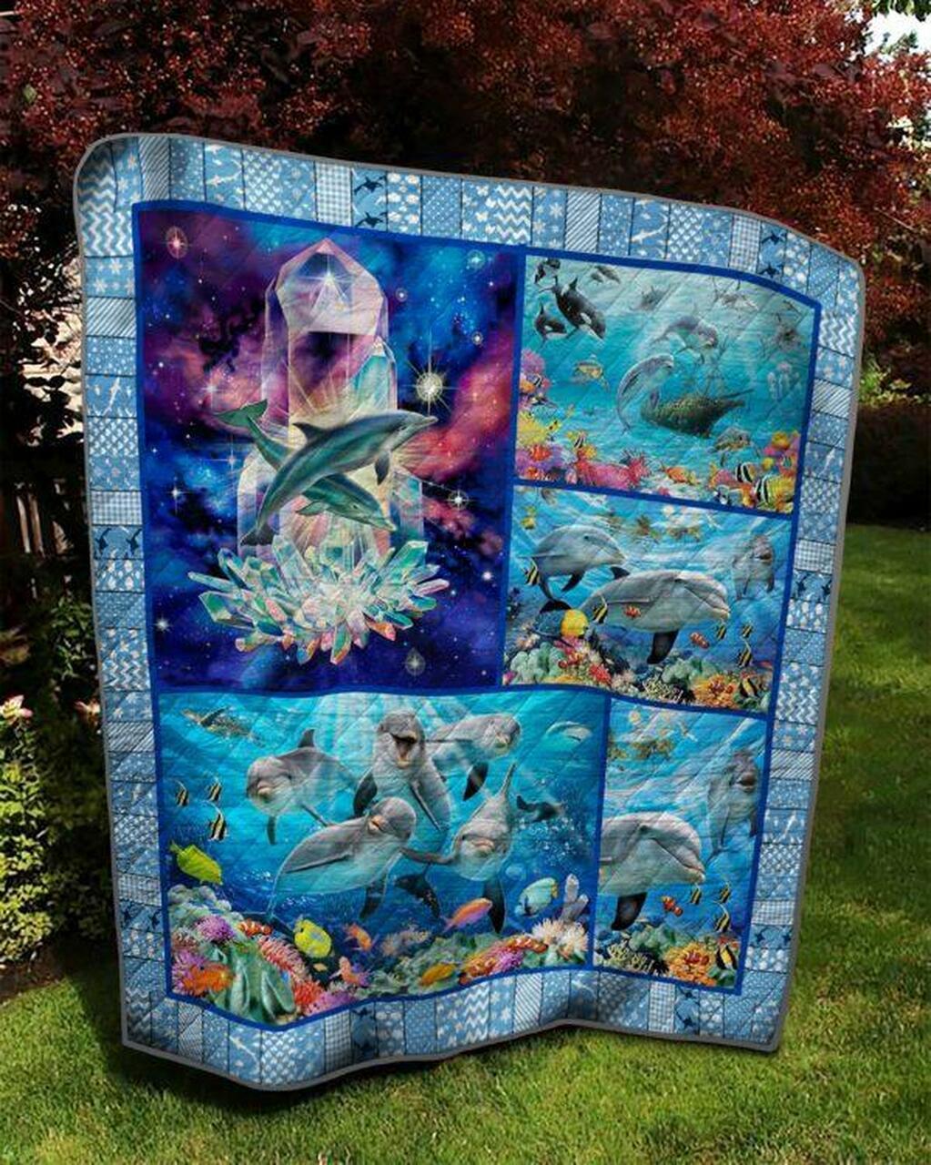 Dolphi0504 4 Quilt Blanket Quilt