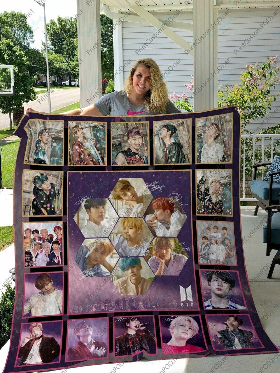 H Quilt Blanket For Fan Ver 17 3