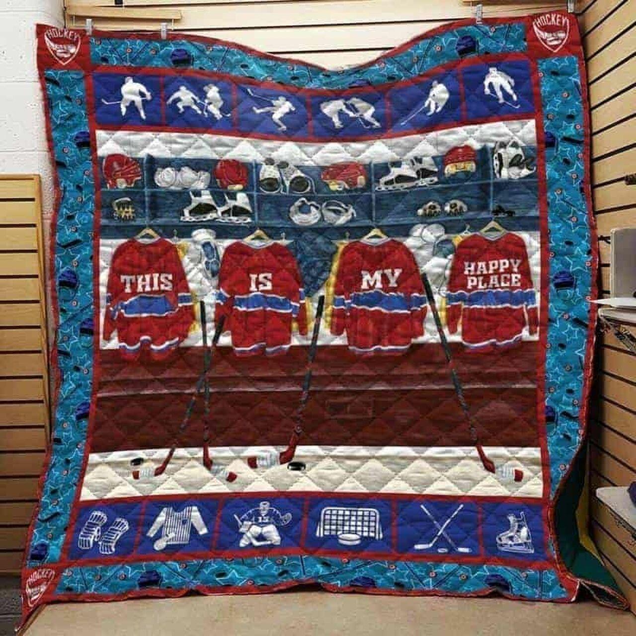Hockey Cla1610418Q Quilt Blanket