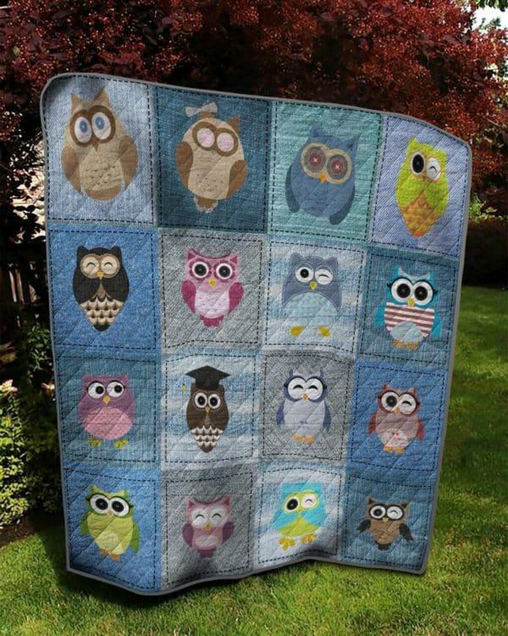St Owl 040402 Quilt Blanket Quilt