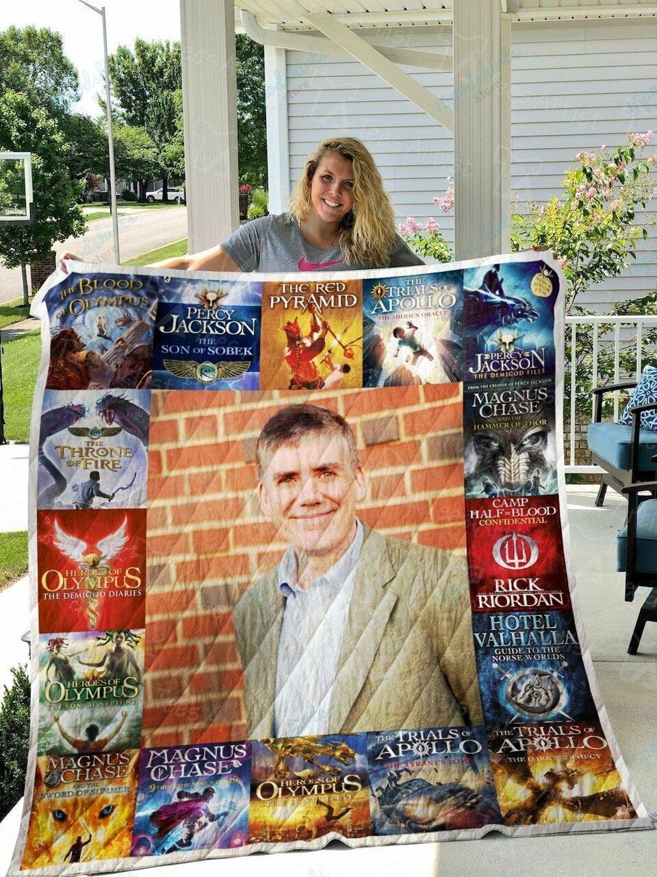Rick Riordan Quilt Blanket 01048