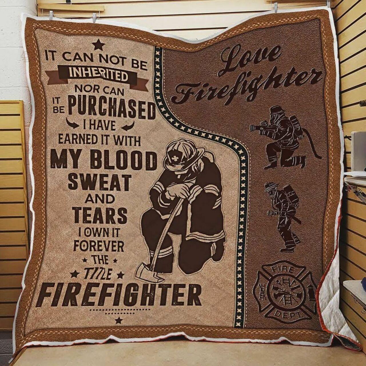 Forever The Title Firefighter Quilt Blanket Greattomized Blanket G For Birthday C Thgiving