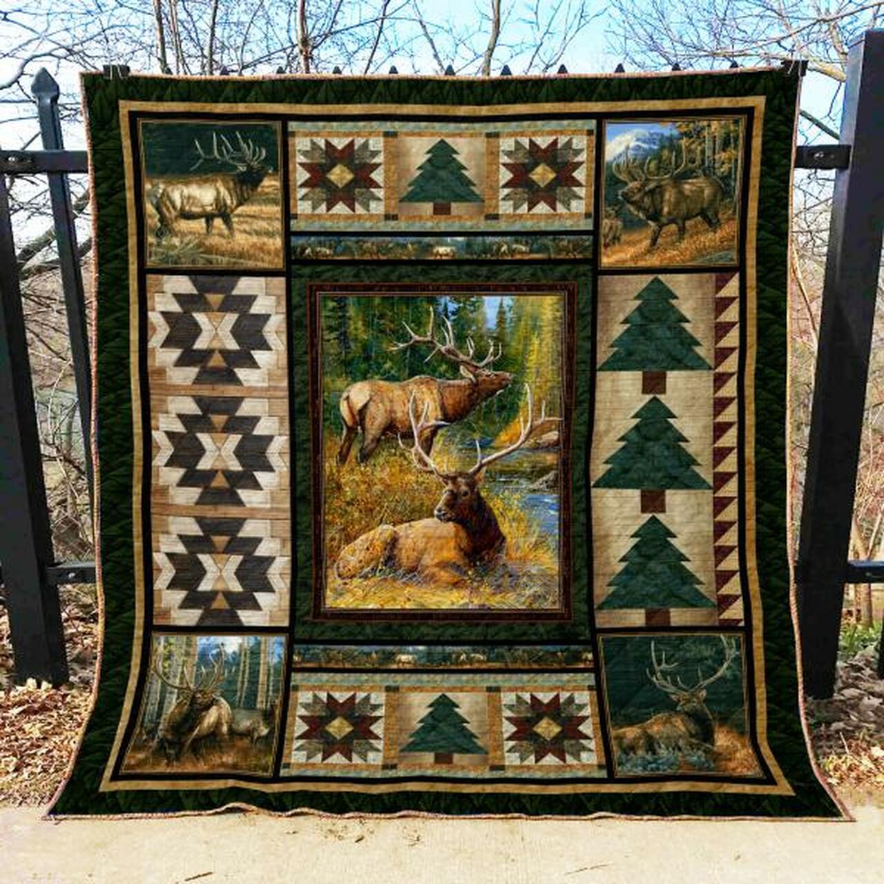 Hunting Quilt Blanket Ver 61 Quilt