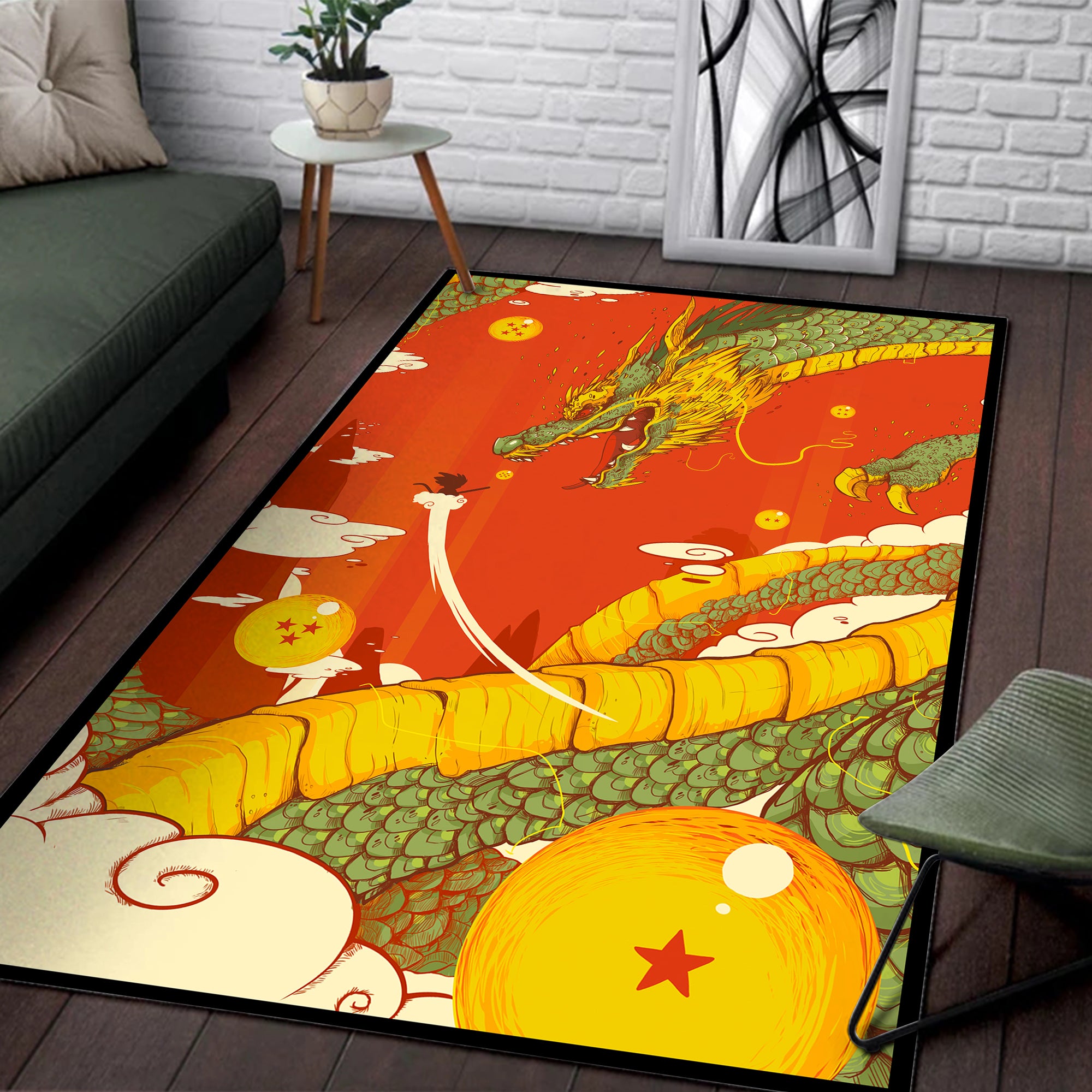 Dragon Ball Dragon Square Rug