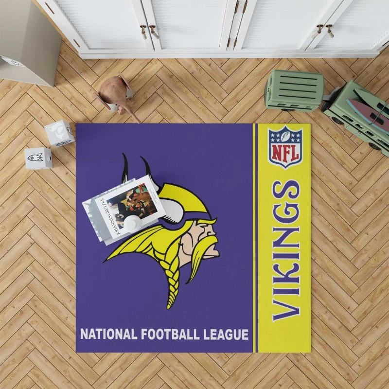 Nfl Minnesota Vikings Floor Rug