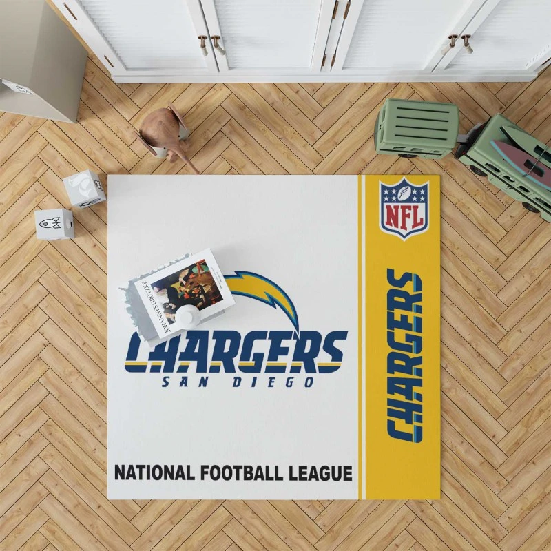 Nfl Los Angeles Chargers Floor Rug