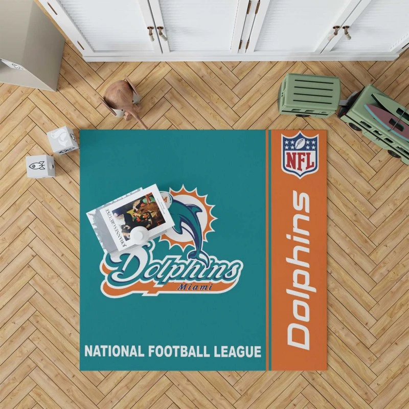 Nfl Miami Dolphins Floor Rug